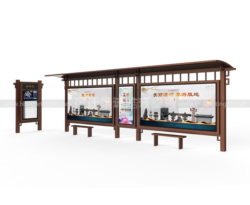 仿古公交候車(chē)亭廠家