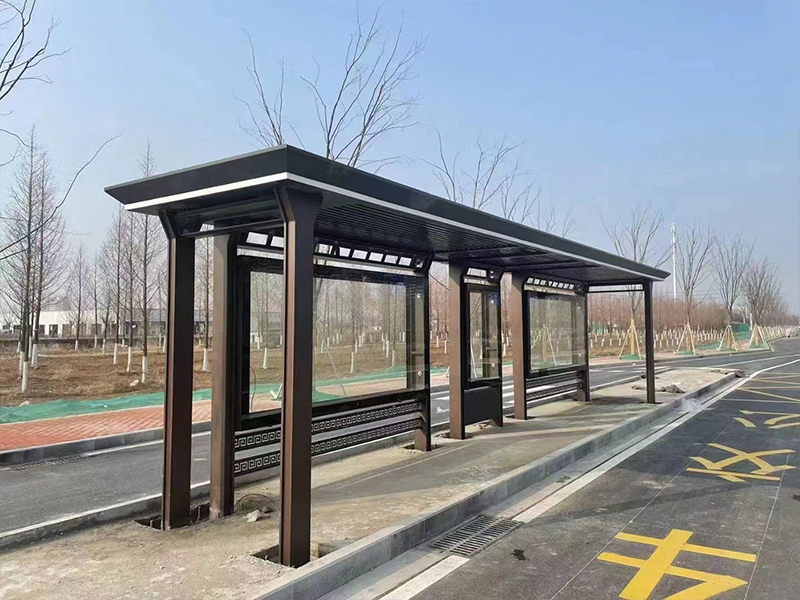 候車亭安裝效果案例